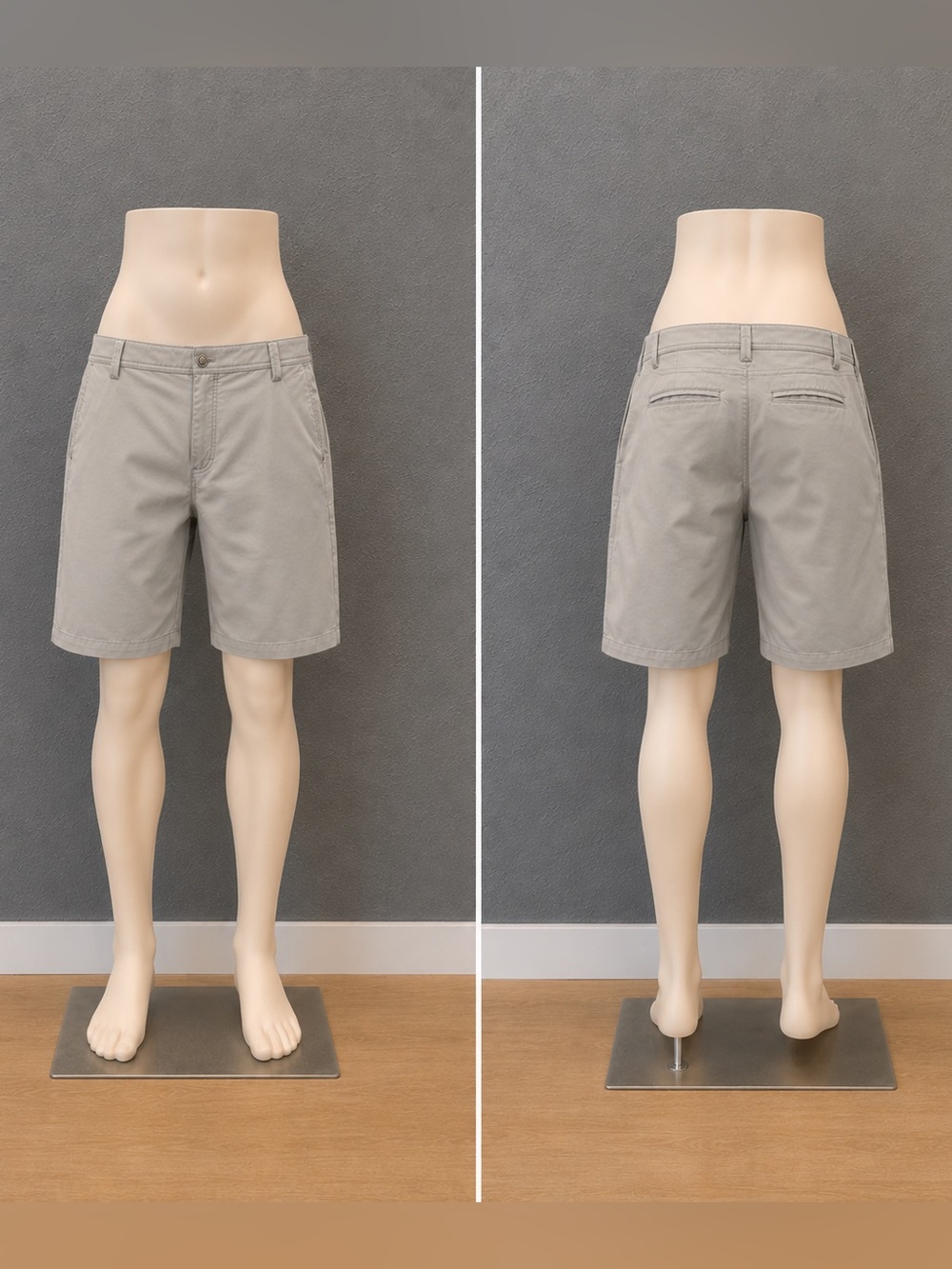 Sligo Mens Golf Shorts Lightweight Casual Gray Size 36 Performance Preppy